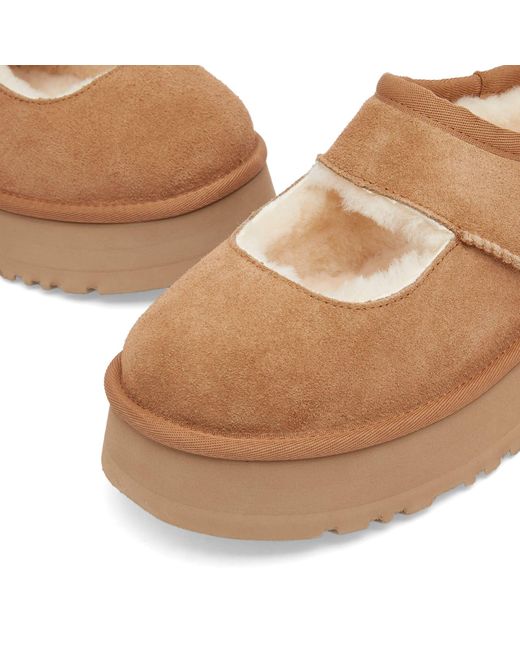 Ugg Brown Bea Mary Jane Shoe