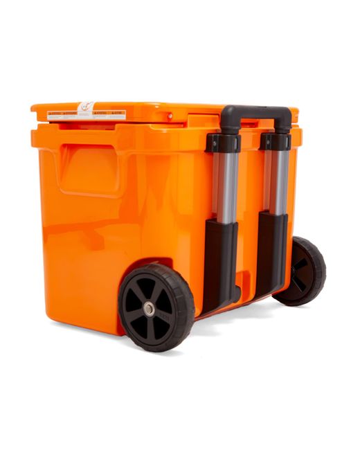 Yeti Orange Roadie 60 Wheeled Hard Cooler