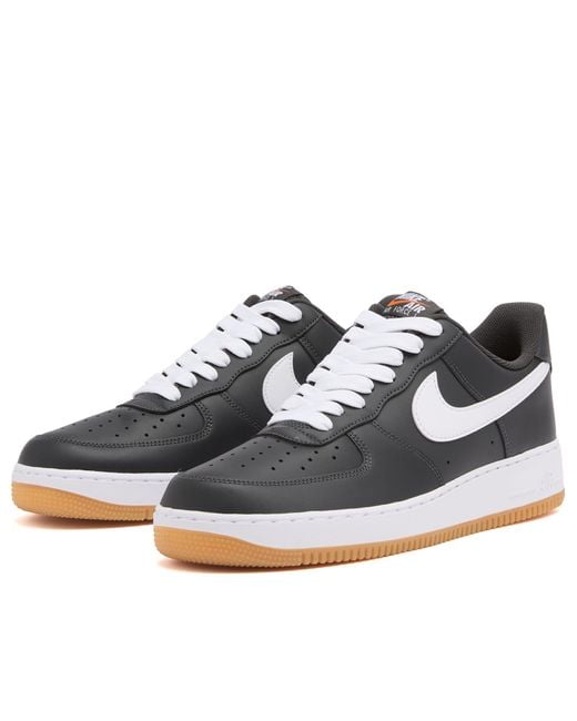 Nike Black Air Force 1 '07 Lv8 Sk8 Sc Sneaker for men