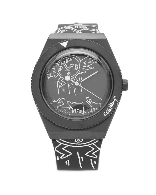 Timex Gray Q X Keith Haring 38Mm Watch