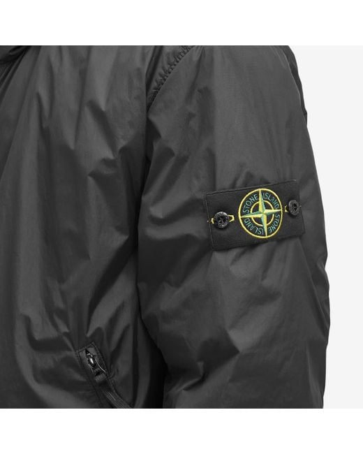 Stone Island Crinkle Reps Hooded Primaloft-Tc Jacket in Gray Stone Island Crinkle Reps Hooded Primaloft-Tc Jacket in Gray