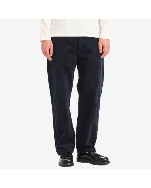 A.P.C. Blue Achille Corduroy Trousers for men