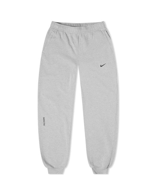 Nike Gray X Nocta Cardinal Stock Fleece Pant