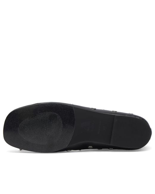 Alohas Black Rosalind All Studs Leather Ballet Flats