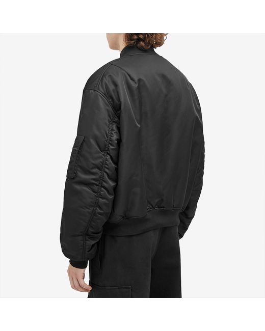 McQueen Ma-1 Bomber Jacket in Black for Men | Lyst McQueen Ma-1 Bomber Jacket in Black for Men | Lyst