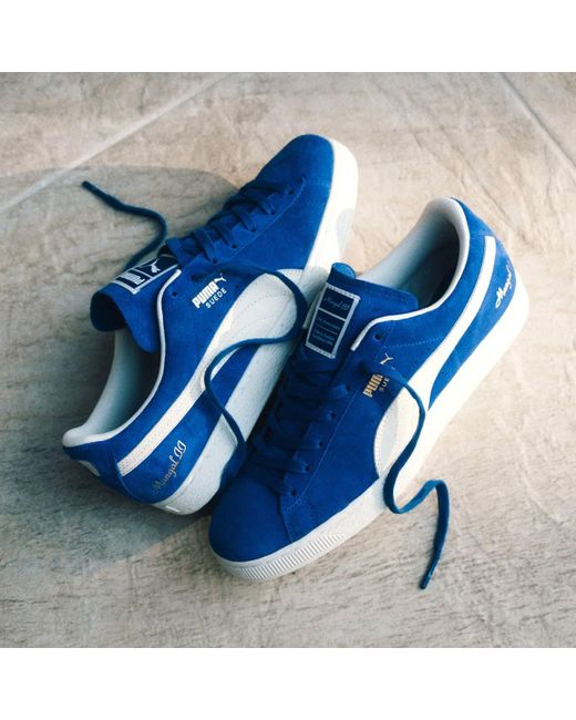 PUMA Blue End. X X Mangal Ii Suede Sneaker
