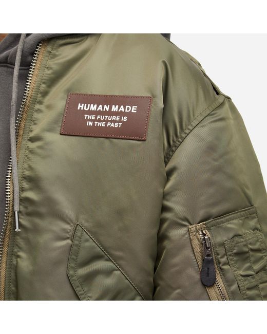 21SS HUMAN MADE FLIGHT JACKET ジャケット カーキ 21SS HUMAN MADE FLIGHT JACKET ジャケット カーキ（Human made
