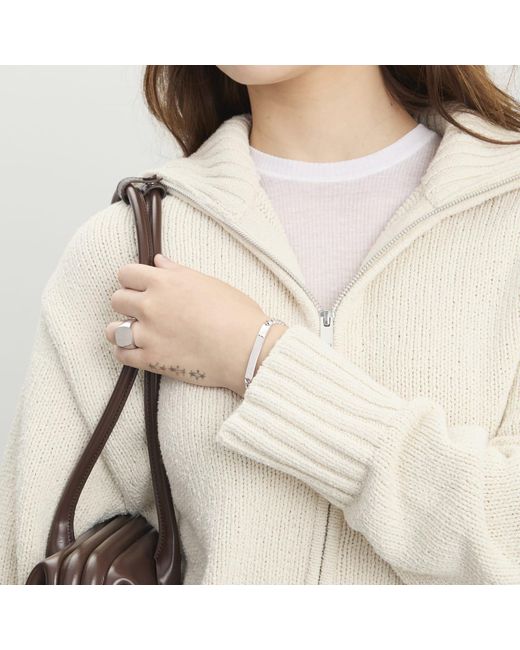 Tom Wood White Id Bracelet