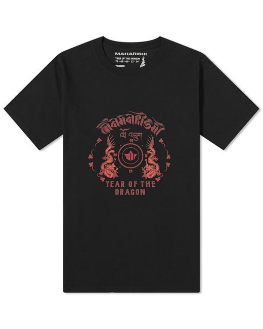 Maharishi Black Dragon Anniversary T-Shirt for men