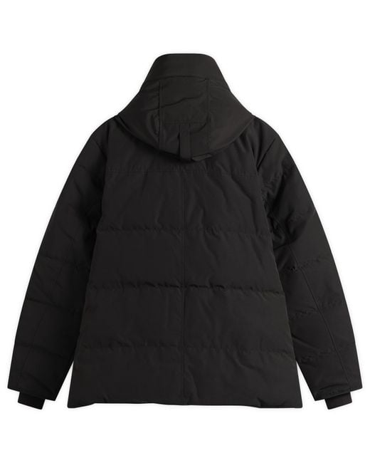 Canada Goose Black Wyndham Parka Jacket Classic Disc for men