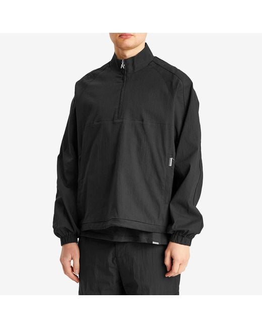 Represent Black Quarter Zip Jacket for men