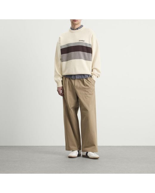 Sundays Natural Stripe Knit for men
