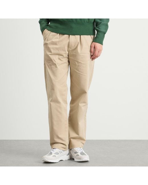 Polo Ralph Lauren Natural Whitman Pleated Trousers for men