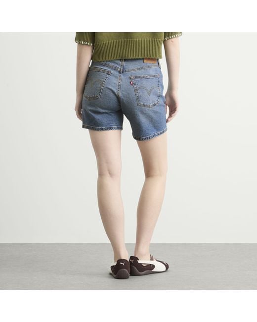 Levi's Blue 501 Mid Thigh Shorts