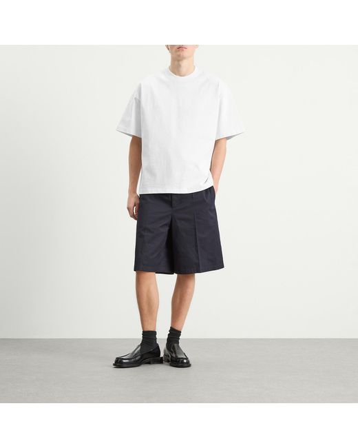 Jil Sander Blue Tailored Short for men