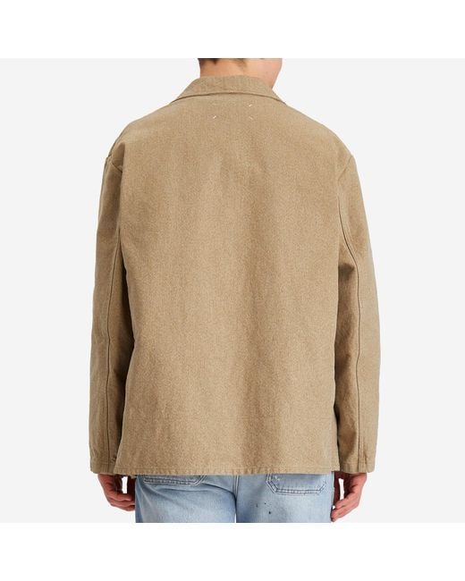 Maison Margiela Natural Cotton Chore Jacket for men