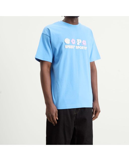 Pawa Speed Sports Blue Multi Monogram T-Shirt for men