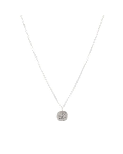 Frederick Grove Metallic Blackbird Pendant Necklace
