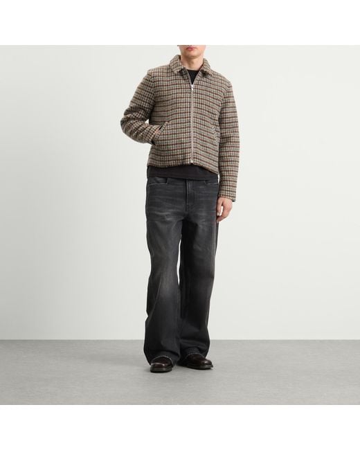 Won Hundred Gray Cale Distressed Print Denim Jeans for men