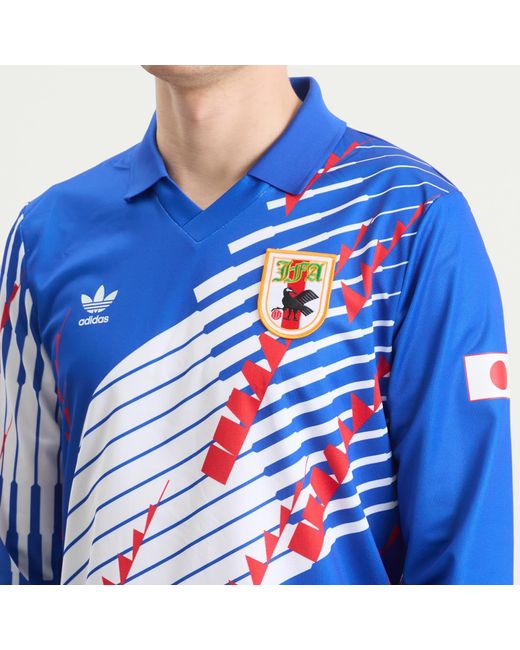Adidas Blue Japan 93' Home Jersey Top for men