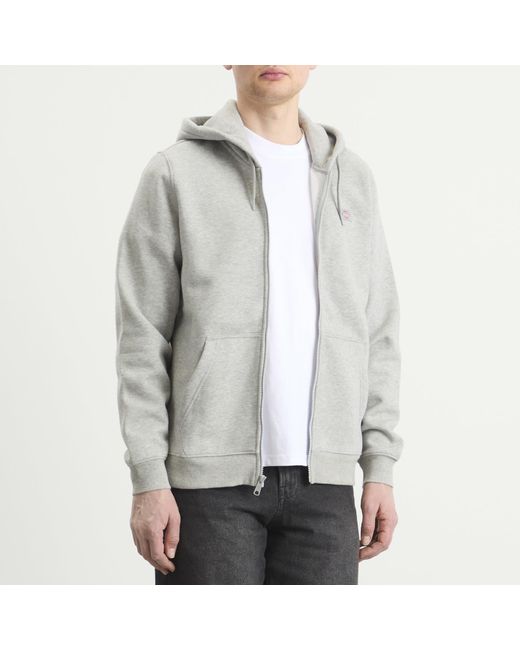 Dickies Gray Oakport Zip Hoodie for men
