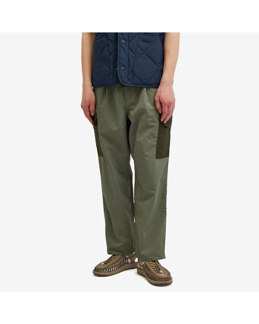 Wild Things Green Backstain Field Cargo Shorts for men