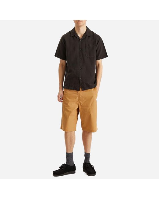 Maharishi Black Hemp Vacation Shirt for men