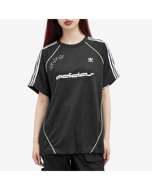 Adidas Black Short Sleeve Football Jersey