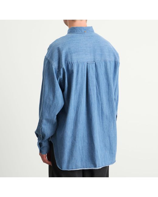 Studio Nicholson X Beams Plus Lisa Denim Shirt in Blue for Men