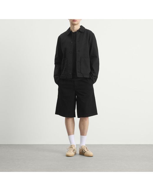 Wax London Black Kyle Twill Shorts for men