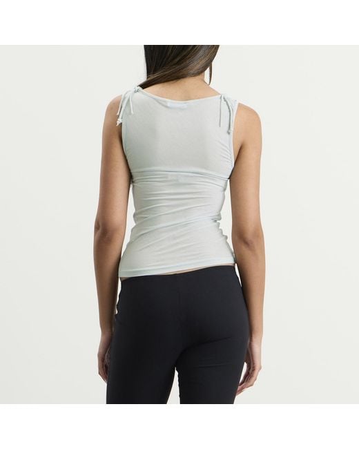 Peachy Den Gray Blanche Top