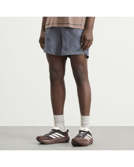 Adidas Gray X Song For The Mute Running Shorts for men