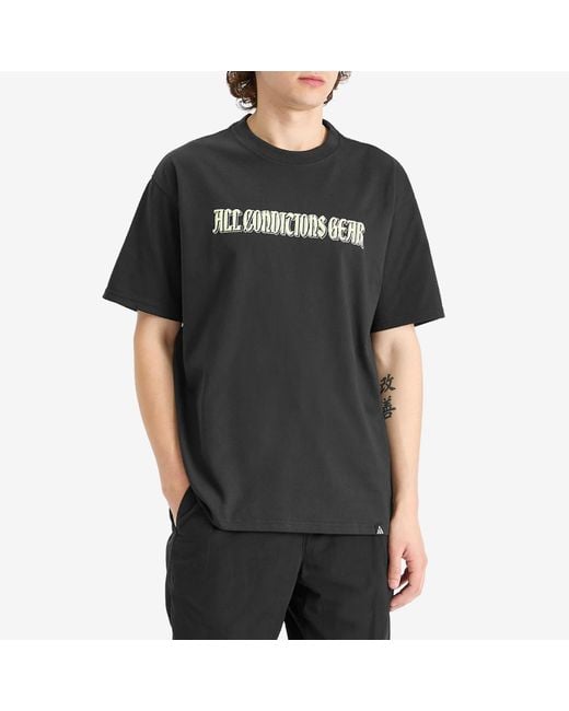 Nike Black Acg Dri-Fit Iguana T-Shirt for men