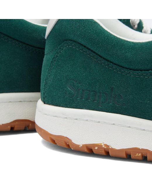 Simplee Green Os Standard Issue Sneakers for men