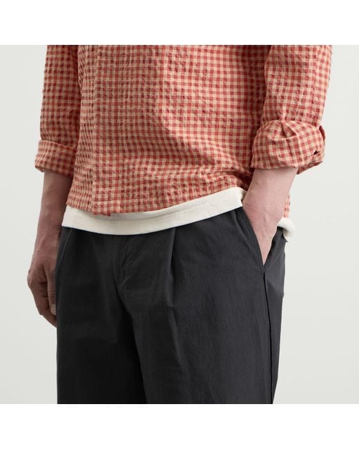 Folk Gray Wide Fit Trouser for men