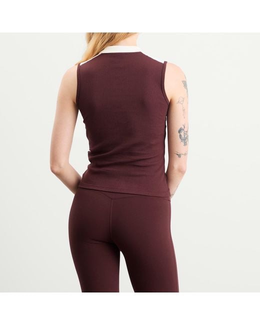 Nike Purple Sports Fitted Tank