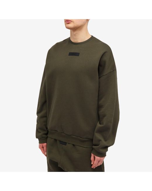 Fear Of God Green Spring Tab Detail Sweatshirt for men