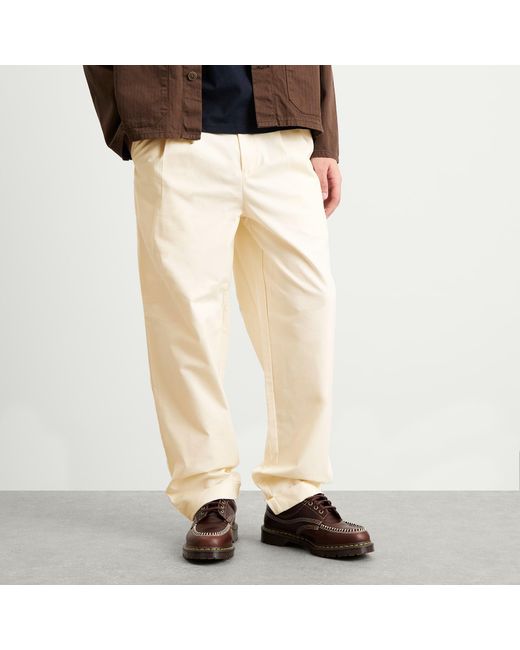 パンツ FRED PERRY Tennis Trousers Fred Perry Twill Tennis Trousers in White for Men | Lyst