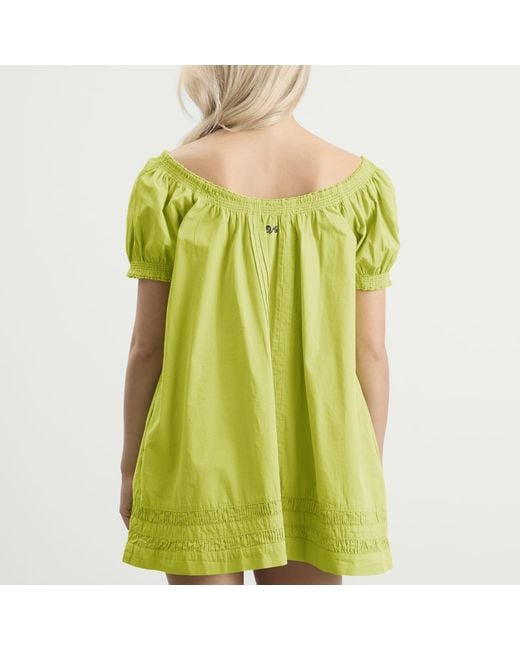 Damson Madder Yellow Jayne Mini Dress
