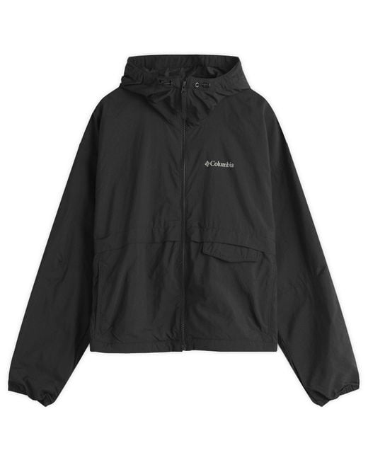 Columbia Black Spire Valley Cropped Windbreaker