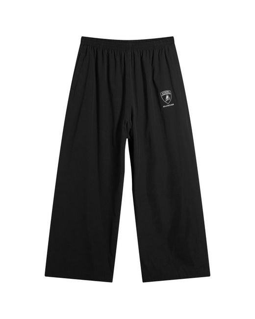 Balenciaga Black Automobili Lamborghini Tracksuit Pants for men