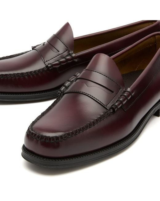 G.H.BASS Brown Easy Weejun Larson Penny Loafer for men