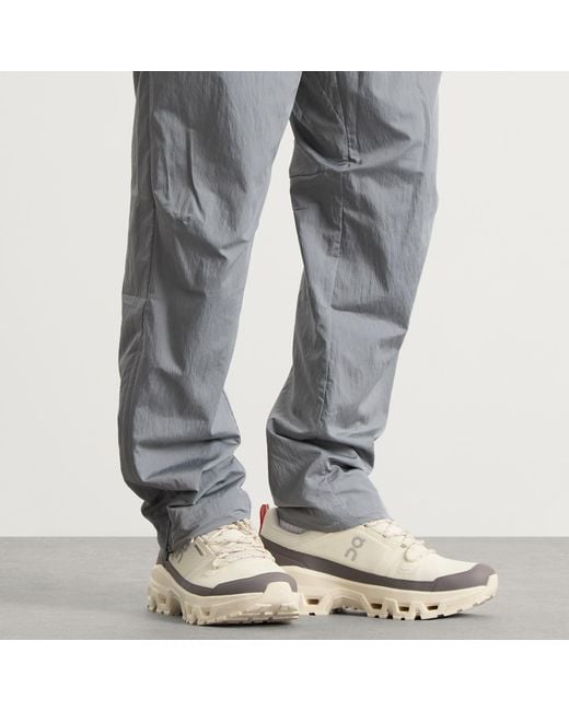 On Shoes White Cloudrock Low Wp Sneakers for men