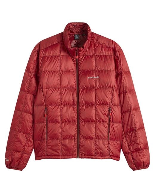 Montbell Red Superior Down Jacket for men