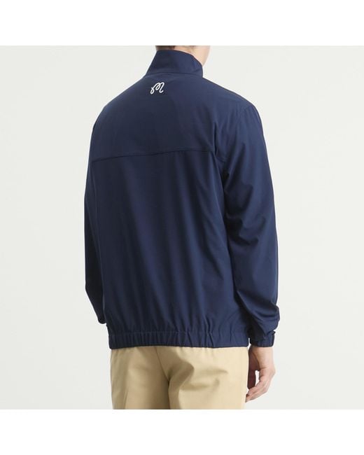 Malbon Blue Cypres Anorak for men