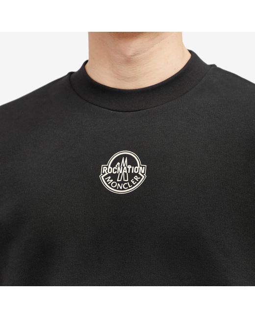 Moncler Black Genius X Roc Nation Crew Sweat Shirt for men