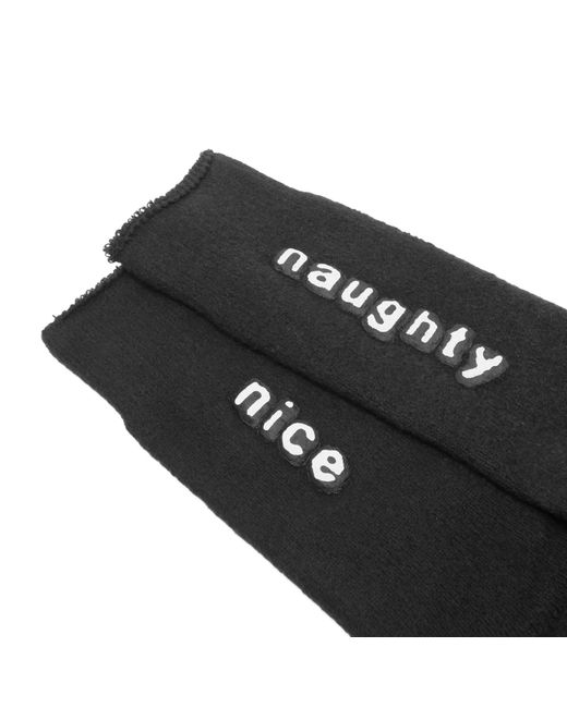 Skims Black X Cpfm Plush Sock