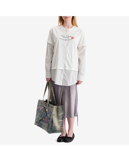 Acne Studios Logo Shopper With Kawaii Chains | Lyst