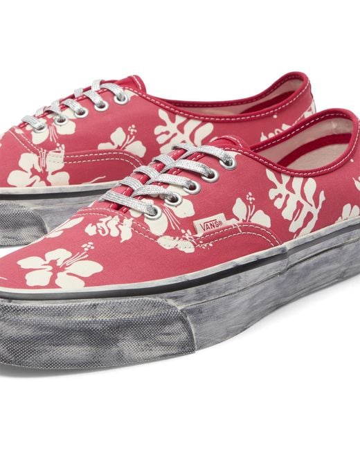 Vans Red Lx Authentic 44 Sneaker for men