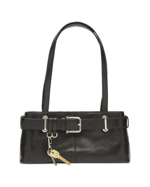 OSOI Black Shoulder Brocle Mini Bag
